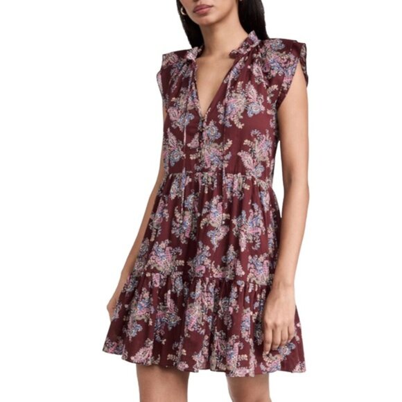 Veronica Beard Dresses & Skirts - Veronica Beard Burgundy Zee Dress, Size 12